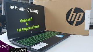 HP Pavilion Gaming unboxed & 1st Impressions (Full Review to Follow)