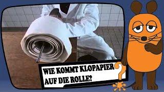 Wie kommt denn das Klopapier auf die Rolle?