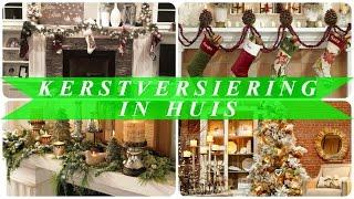 Kerstversiering in huis