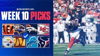 NFL Predictions and Best Bets For EVERY Week 10 Game [Bengals at Ravens & MORE]