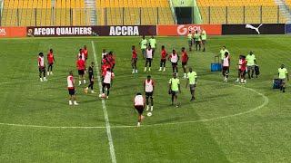 Watch The Black Stars Last Training ahead of Akwesi Appiah’s Sudan Clash | AFCON2025