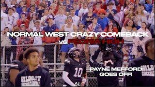 CRAZY Homecoming Comeback!!! Normal West was FIRED UP vs Peoria Central! Full Game Highlights! 