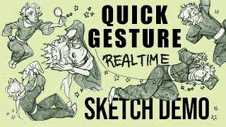  Draw With Me! // Real time fast sketching with comics art advice Q&A