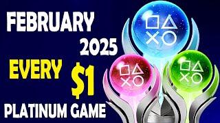 Every $1 Platinum Game of February 2025 - Any Game Worth Playing? 