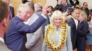 Tatau Mānaia meets Prince Charles and Camilla