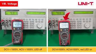 UT89X Digital Multimeter Demo from UNI-T