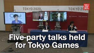 Five-party talks held for Tokyo Games