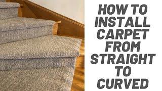 How to Install Carpet on Curved Stairs