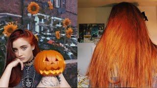 DYING MY HAIR ORANGE WITH AND WITHOUT BLEACH // KHLO KO.