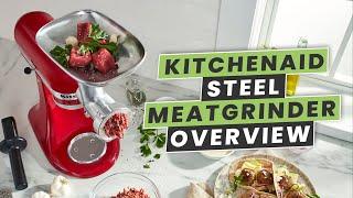 KitchenAid Metal Meat Grinder 5KSMMGA | Accessories Overview