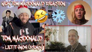 TOM IS TROLLING FOR CHRISTMAS! | Tom MacDonald - Let It Snow (REMIX) [REACTION!!!] #music #reaction