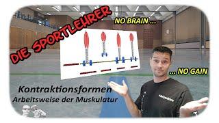 Kontraktionsformen - Arbeitsweise der Muskulatur