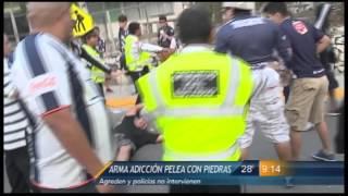 Lamentables incidentes antes y después del Clásico Regio. Hasta al Inge le tocó