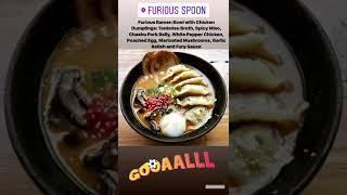 Furious Ramen Bowl with Chicken Dumplings