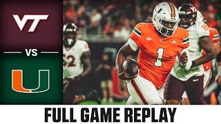 Virginia Tech vs. Miami Full Game Replay | 2024 ACC Football