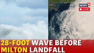 Hurricane Milton In Florida 2024 LIVE | Massive 28-Foot Wave Captured Inside Hurricane Milton | N18G