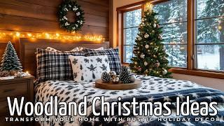 Woodland Christmas Ideas:  Transform Your Home with Rustic Holiday Decor