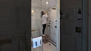 Shower deep cleaning 🫧 #asmr #homecleaning #asmrcleaning #cleaningwithgabie