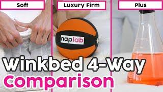 Winkbed Soft vs. Luxury Firm vs. Firm vs. Plus - The Ultimate Winkbed Comparison