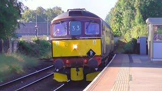 Class 33 Sulzer Dominates the Dalesman at Clitheroe and Preston! 17/09/24