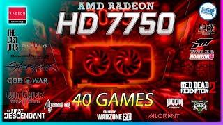 *AMD RADEON HD 7750 in 50 GAMES      | 2024