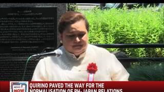 Japan unveils memorial marker for Elpidio Quirino