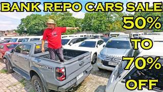 Bank Repossessed Car Sale 50% off Sedan Pick-up Van Suv PS Bank & Security Bank 100 + cars Sale Ph
