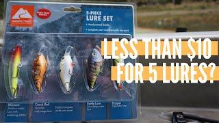 Fishing with the Ozark Trail 5 Lure Set