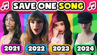 SAVE ONE SONG: 2021 vs 2022 vs 2023 vs 2024 ️ Choose Your Favorite Song