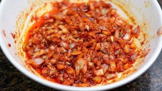 सिंहगडावरील जेवणाची चव वाढवणारी कांद्याची झणझणीत चटणी | Onion Chutney Recipe in marathi