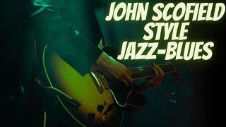 Funky Jazz Blues Backing Track in A [John Scofield Style]