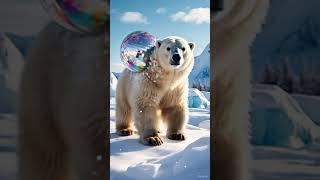 Discoball Polarbear #memes #meme #funny #ai #polarbear #discoball #squidgame #funky #happy #ball #ok