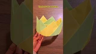 how to make a paper crown /simple paper crown #shortsfeed #shortvideo #shorts #short #craft #crown