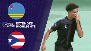 Aruba vs. Puerto Rico: Extended Highlights | CONCACAF Nations League | CBS Sports Golazo America