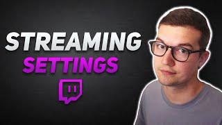 BEST OBS Streaming Settings for Twitch 2024 (NO LAG)