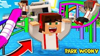 BUDUJEMY NAJLEPSZY AQUAPARK W ZALANYM PRZEZ WODĘ MIEŚCIE W MINECRAFT?! GPLAY & LUMI