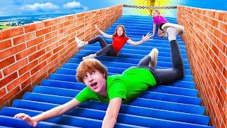 Surviving the World's Most Slippery Stairs!