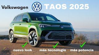 Volkswagen TAOS 2025, renovación con nuevo look, más tecnología y potencia