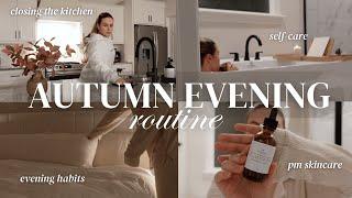 a cozy autumn evening routine  ️ unwind with me, cozy dinner, evening habits & self-care