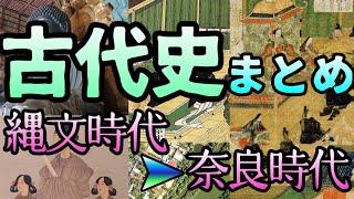 古代史まとめ【縄文・弥生・古墳・飛鳥・奈良】