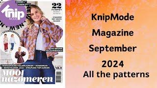 #KnipMode 9/2024 #KnipModeMagazine #BurdaExtra #FaitMain #sewingMagazine #knip #fashionstyle