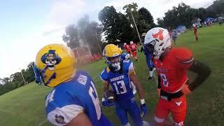 Football POV Helmet Cam: Andre Lyons’ 1st Quarter Highlights | Bulls vs Bandits | ECFL