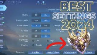 Best Settings for 2024 MLBB