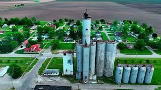 Drone view of Fithian, IL