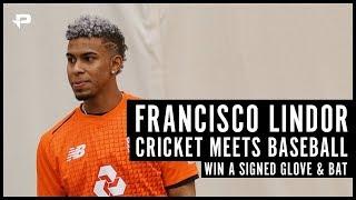 Cricket meets Baseball | WIN Francisco Lindor signed glove and bat!!