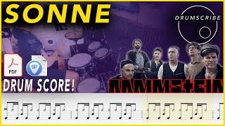 Sonne - Rammstein | DRUM SCORE Sheet Music Play-Along | DRUMSCRIBE