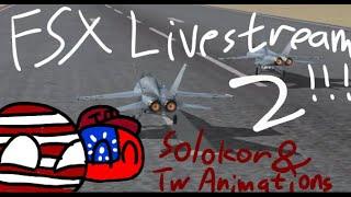 playing fsx with taiwan animations 2!! (Microsoft Flight Simulator X Gameplay)