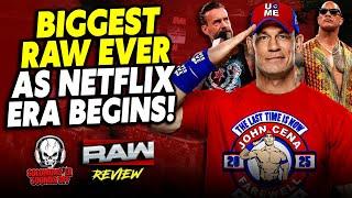 WWE Raw 1/6/25 Review | THE NETFLIX ERA BEGINS, The Rock Returns, CM Punk Battles Seth Rollins!