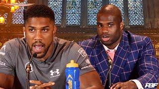 ANTHONY JOSHUA VS DANIEL DUBOIS • FULL INTENSE FINAL PRESS CONFERENCE • EDDIE HEARN & FRANK WARREN