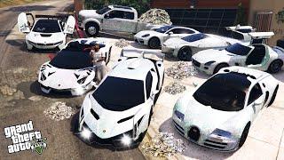 GTA 5 - Stealing MODIFIED DIAMOND LUXURY Cars with Franklin (Real Life Cars #132)